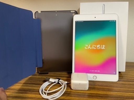 【美品】iPad mini 7.9インチ 第5世代 Wi-Fi+Cellular  マグネットケース　充電器付