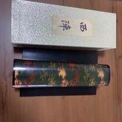 西陣織　花瓶の画像