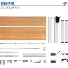 [未使用]学習机パソコンデスクFLEXISPOT 電動式昇降デスク EG1-Lightの画像