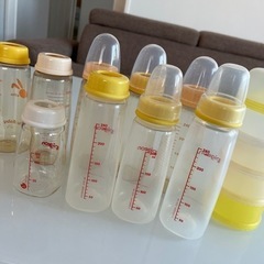 哺乳瓶　9本の画像