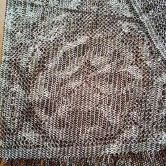 スカーフ㉔ラメ入り黒の画像