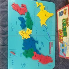 地図パズル（多少汚れありの画像