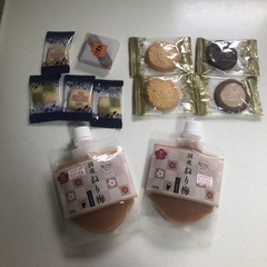 お菓子と練り梅