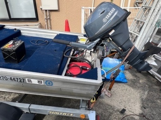 12ft Vハル　15馬力船外機　ライブスコープ　エコマップ　