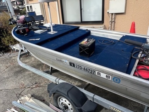 12ft Vハル　15馬力船外機　ライブスコープ　エコマップ　