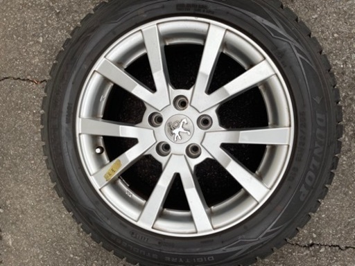 プジョー308(T9)冬タイヤ・ホイール　4本セット