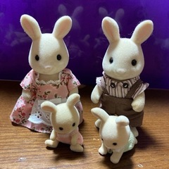 取引き中　シルバニアファミリー　うさぎの家族9体セットの画像