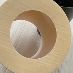 木目調ゴミ箱の画像