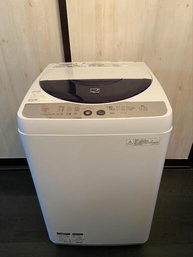 2014年式SHARP洗濯機4.5キロ