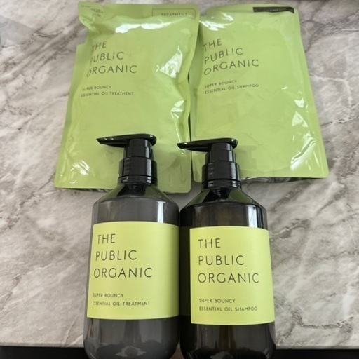 The public organicシャンプーとトリートメント