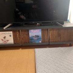 テレビ台　テレビボード　高さ400mm 奥行350mm 横幅1490mmの画像