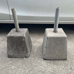 DIY 旗立て 2個 重石 ガーデニング サンシェード など