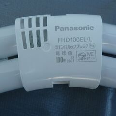 無料！　Panasonic　ツインパルック　１００型　電球色　FDH100EL/L　未使用保管品！の画像
