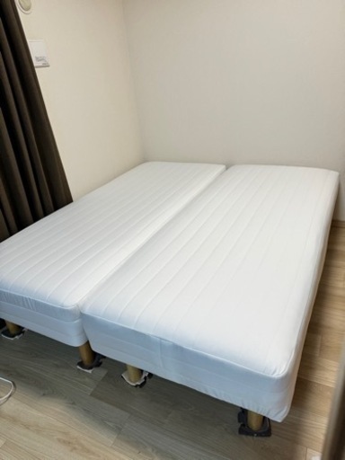【無印良品】脚付きマットレスベッド スモールシングルサイズ 2台