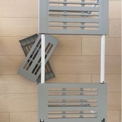 可動式棚二個セット　スタッキング可能の画像