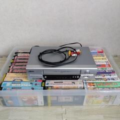 （再値下げしました）お子様用ビデオテープ34本＋ビデオデッキのセット