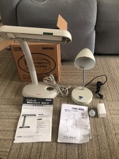 新品★ 蛍光灯電気スタンド・２点セット
