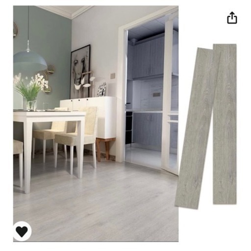 【新品】木目調フロアタイル8畳分