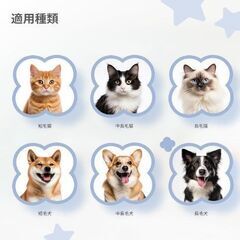 犬猫用 ペットブラシ ワンプッシュ 抜け毛取りの画像