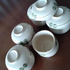 蓋付き茶碗蒸しセット 5つの画像