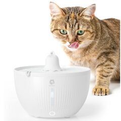 ペット用 自動給水器 大容量2L  ピンク