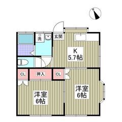 💙💙フリーレント1ヶ月付き🤩敷礼０！《2K》飯能市♣飯能駅から徒...