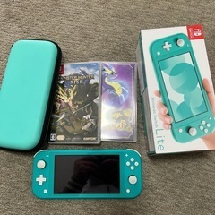 任天堂Switchライト本体とソフトの画像
