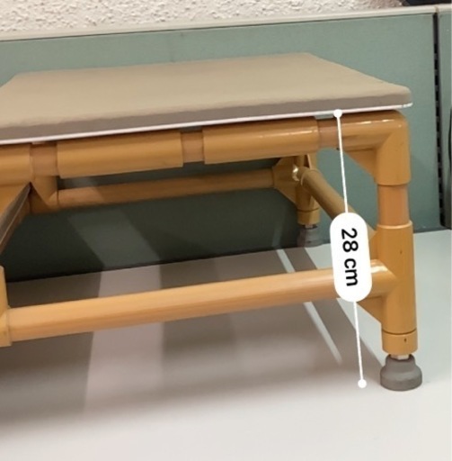 イレクター製　ステップ台　2段　介護　玄関のサポート　奥行約80cm 