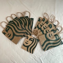 取引中【ゼロ円】スタバ　紙袋　12枚セット