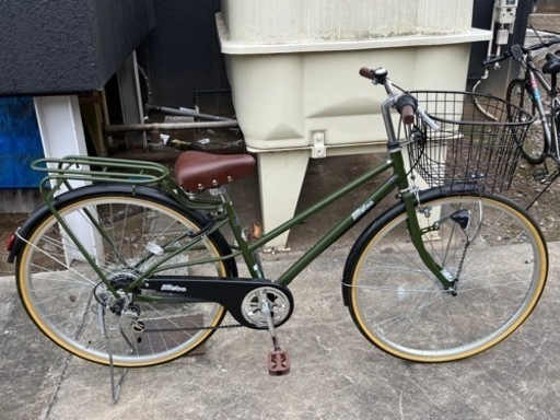 ほぼ新品の自転車