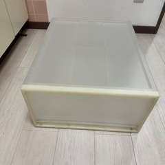 無印ボックス　傷汚れありの画像