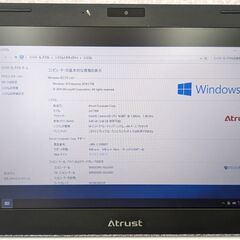 Atrust Thin Client mt178 ジャンクノートPCの画像