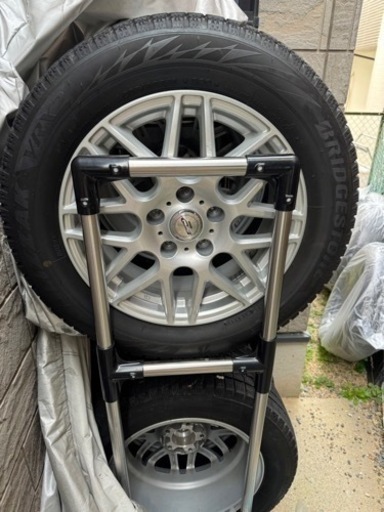 スタッドレスアルミホイールセットプリウスα用美品