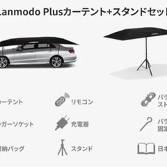 Lanmodoポータブル自動車テントの画像