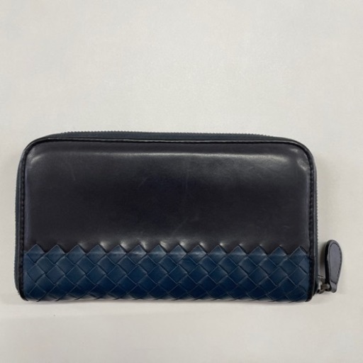 ボッテガ　BOTTEGA  財布　美品　ネイビー　紺