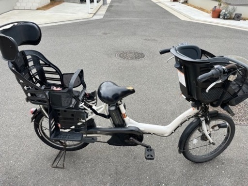 （交渉中）電動アシスト自転車　前後の子ども椅子付き