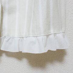 フリルラップタオル　ショート丈 子供　海　プール　着替え用タオル　巻きタオルの画像