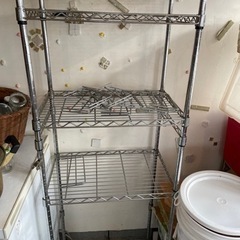 【無料】スチールラック　２つもらってくださいの画像