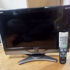 SHARP液晶テレビ２０型２０１０年