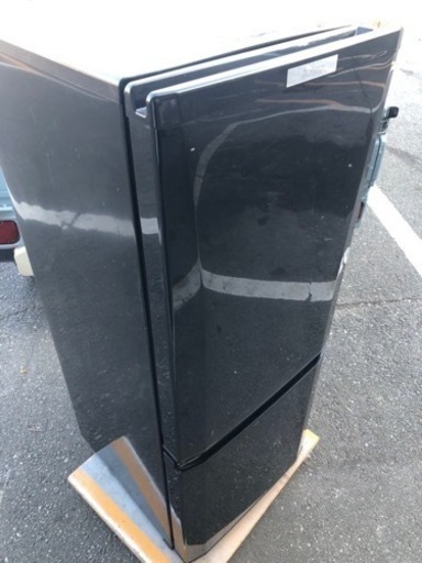 北九州市内配送無料　保証付き　2018年製三菱電機 MITSUBISHI ELECTRIC MR-P15D-B [冷蔵庫 （146L・右開き） 2ドア サファイアブラック]