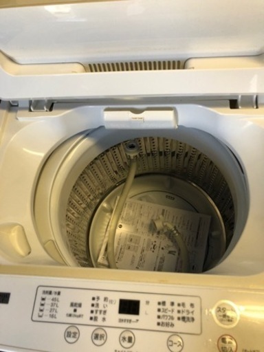 北九州市内配送無料　保証付き　2021年　ヤマダオリジナル 全自動洗濯機 (洗濯5.0kg) アーバンホワイト YWMT50H1