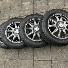 【美品】スタッドレスタイヤ　ホイールセット　軽自動車　ハスラー