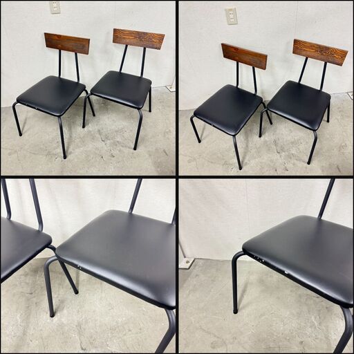  15457   ダイニングテーブルセット　椅子2脚   ◆大阪市内・東大阪市他 5,000円以上ご購入で無料配達いたします！◆ ※京