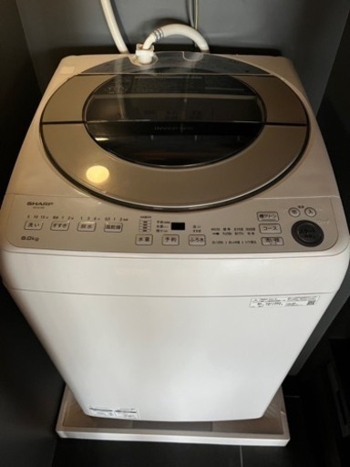 SHARP 洗濯機 容量8kg 風乾燥機能付