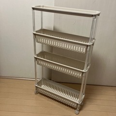 洗面台、洗濯機周り収納　キャスター付きの画像