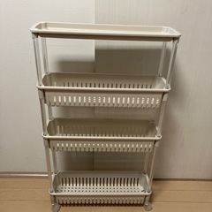 洗面台、洗濯機周り収納　キャスター付きの画像