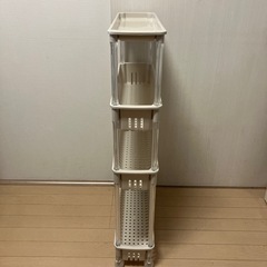 洗面台、洗濯機周り収納　キャスター付きの画像