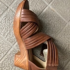 サンダル　茶　21cmの画像