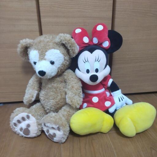 ダッフィー＆ミニー　ぬいぐるみ
