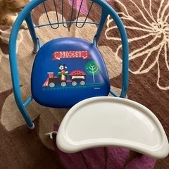 差し上げます。ベビー用チェア＆テーブルセットの画像
